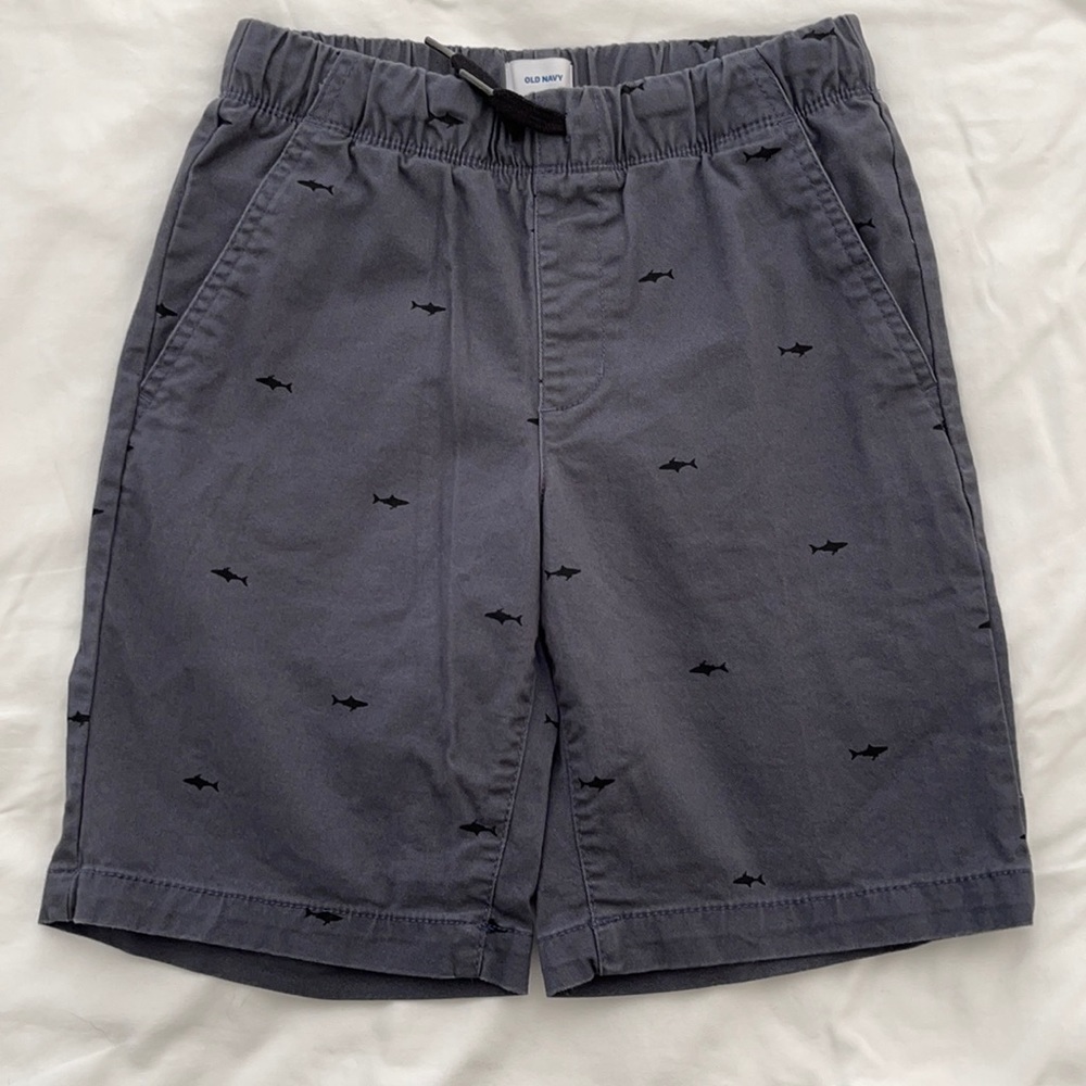 Old Navy boys drawstring dress shorts size Large (10/12)